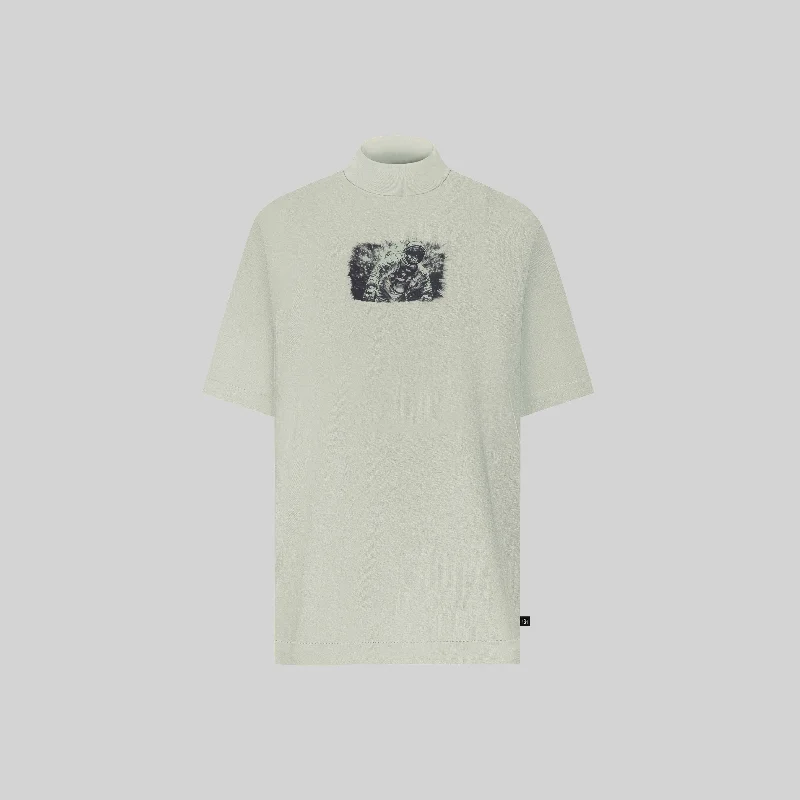 Men's Shirts with Embellished SleevesROUGE T-SHIRT OVERSIZE SEA GRASS
