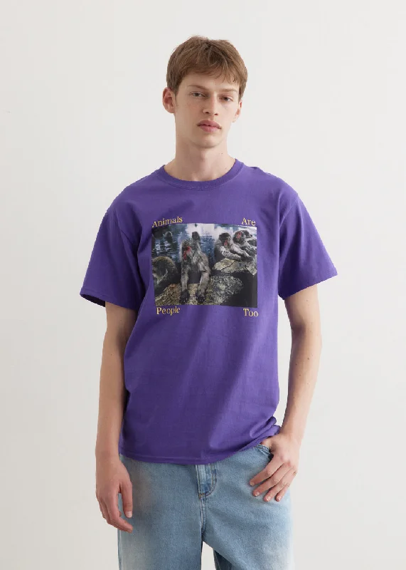 Durable Men's Work ShirtsAnimals Are People Too T-Shirt