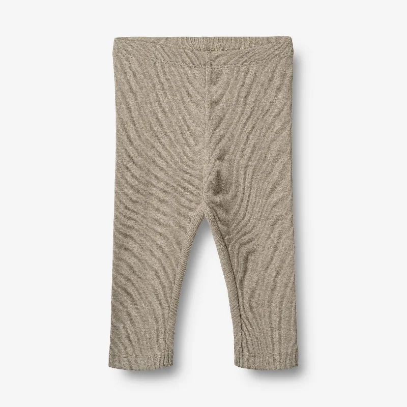 Men's Pants with Water-Resistant FabricJersey Leggings Jules - gravel melange