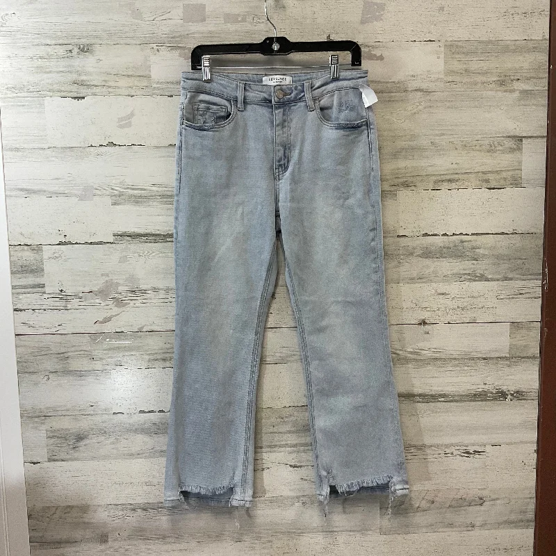 Modern Ripped and Distressed Men's JeansJeans Straight By Vervet In Blue, Size: 10