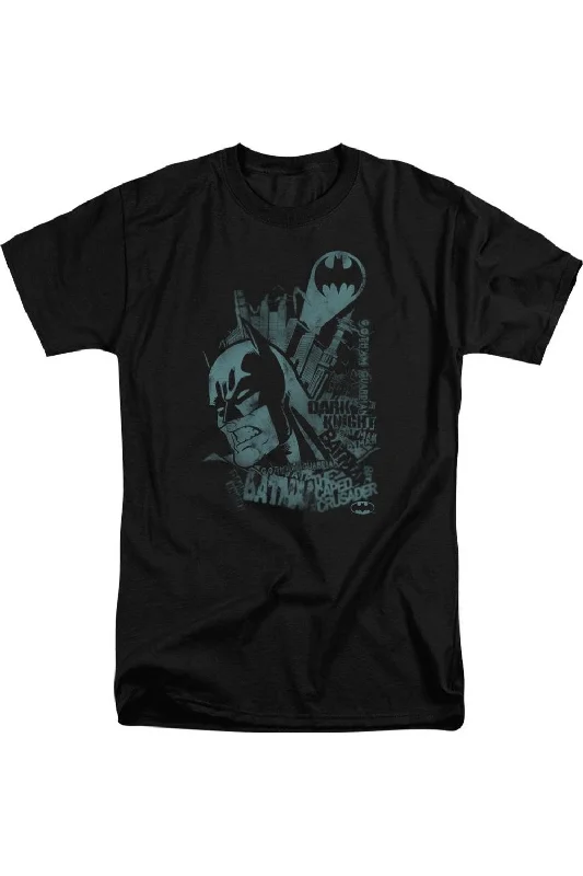 Men's Shirts with Surplice HemlinesBatman Gritted Teeth Short Sleeve Adult Tall