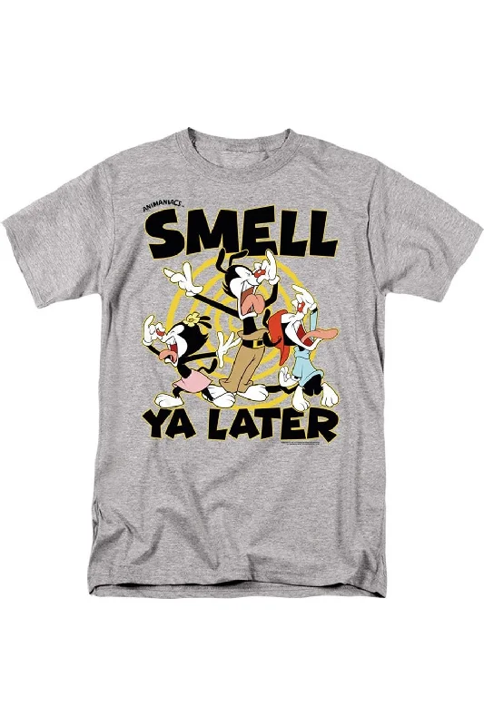 Men's Shirts with Pocket SquaresAnimaniacs Smell Ya Later Short Sleeve Adult Tee / T-Shirt Men's Shirts with Pocket SquaresAnimaniacs Smell Ya Later Short Sleeve Adult Tee / T-Shirt