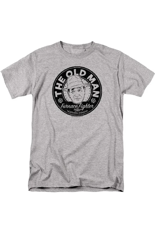 Men's Three-Quarter Sleeved TopsA Christmas Story The Old Man Short Sleeve Adult Tee / T-Shirt Men's Three-Quarter Sleeved TopsA Christmas Story The Old Man Short Sleeve Adult Tee / T-Shirt