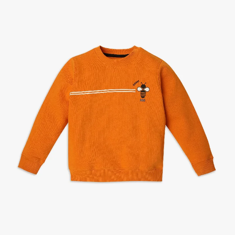 Men's Shirts with Rounded HemlinesGirl's Regular Fit Graphic Sweat Tee