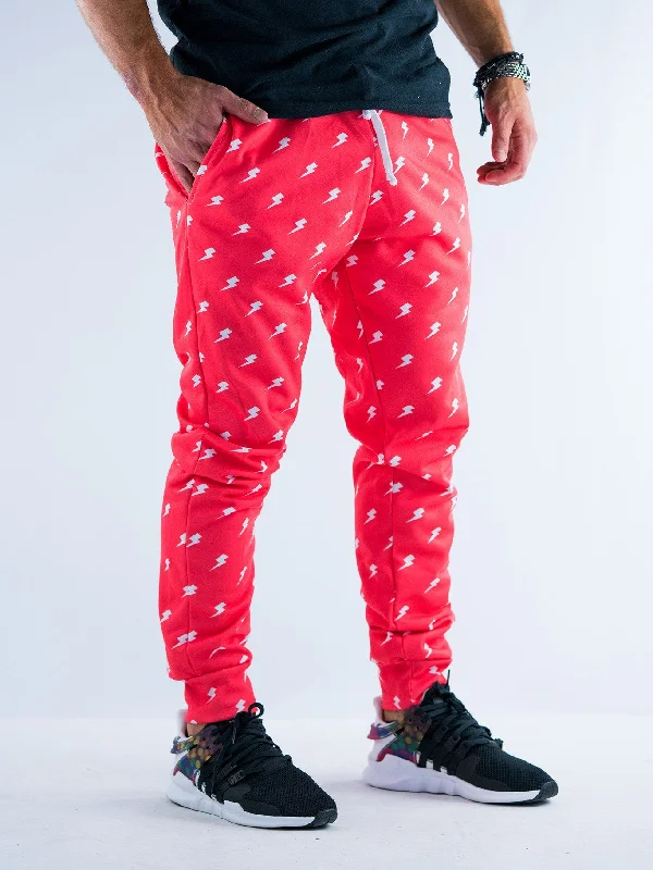 Casual Men's ChinosRed Electro Unisex Joggers