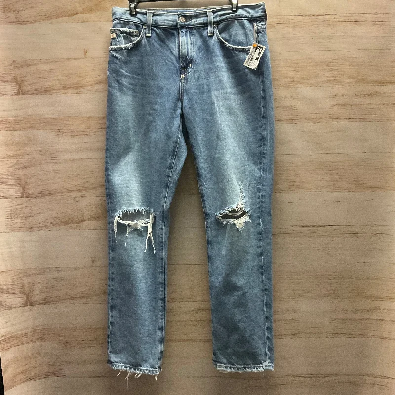 Modern Men's JeansJeans Straight By Adriano Goldschmied In Blue Denim, Size: 4