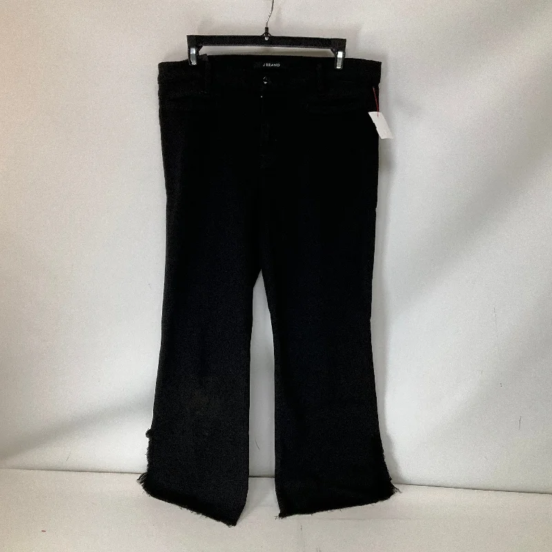 Men's Jeans Made from Recycled MaterialsJeans Flared By J Brand In Black Denim, Size: 14 Men's Jeans Made from Recycled MaterialsJeans Flared By J Brand In Black Denim, Size: 14