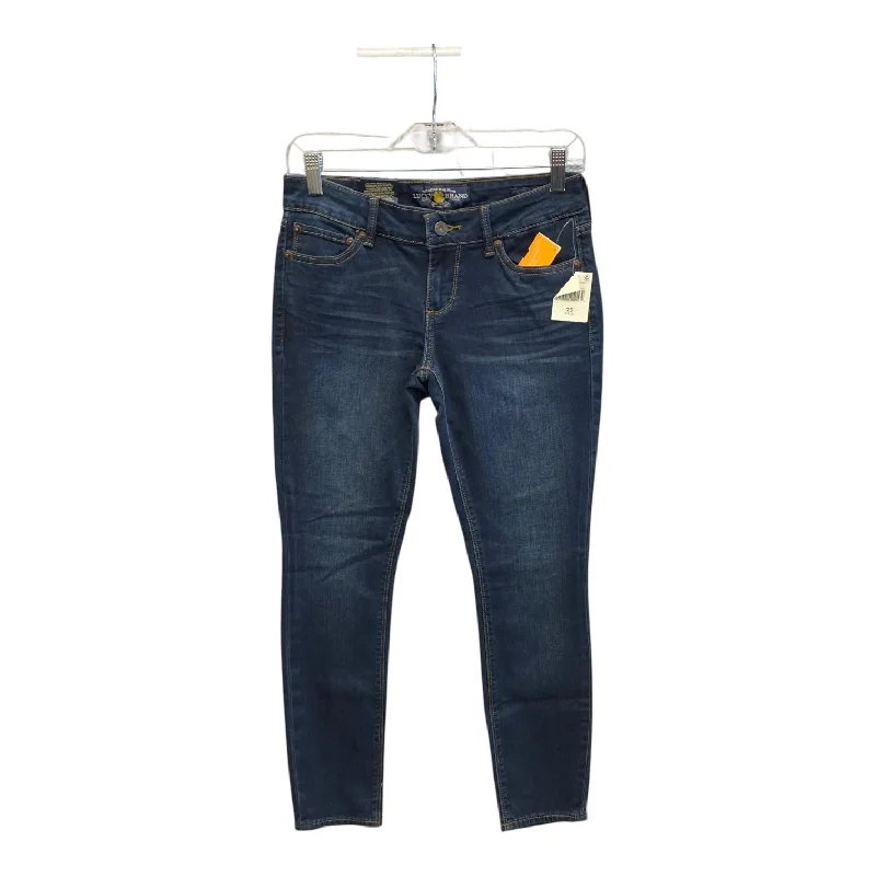 Zip-Fly Men's JeansJeans Skinny By Lucky Brand In Blue Denim, Size:0