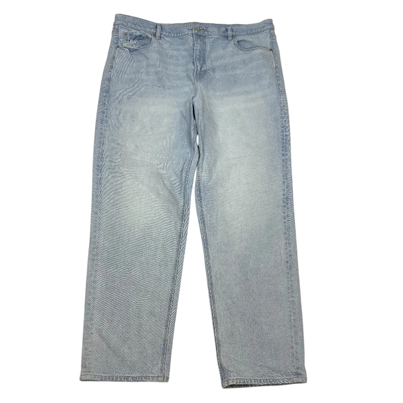Slim-Fit Men's JeansJeans Straight By American Eagle In Blue Denim, Size: 20