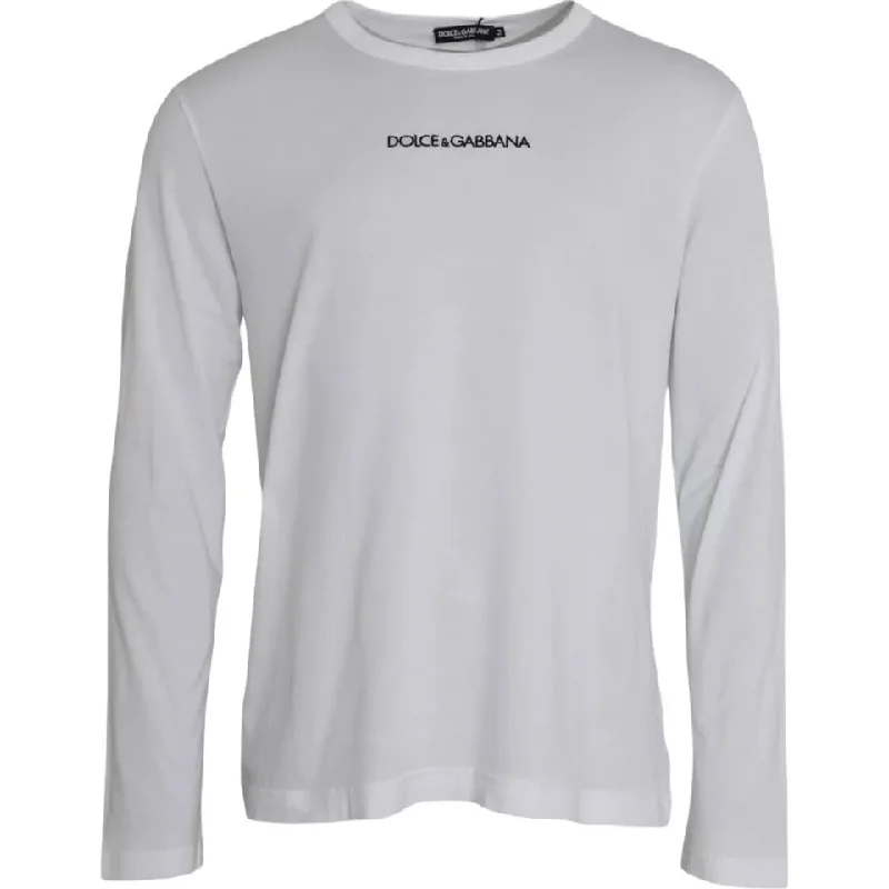 Men's Sweaters for SpringDolce & Gabbana Logo Cotton Crew Neck Pullover Men's Sweater Men's Sweaters for SpringDolce & Gabbana Logo Cotton Crew Neck Pullover Men's Sweater
