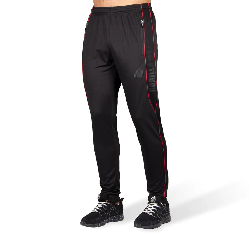 Men's Pants with Shallow PocketsBranson Pants - Black/Red