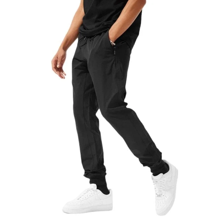 Men's Elastic-Waisted Pants for Easy MovementJordan Craig Bali Jogger Pants (Black) 8830 Men's Elastic-Waisted Pants for Easy MovementJordan Craig Bali Jogger Pants (Black) 8830