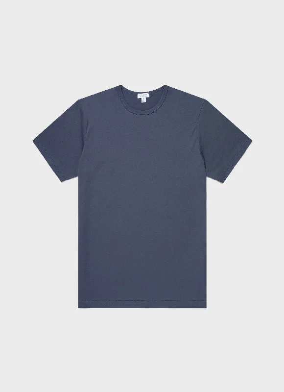 Solid-Colored Men's ShirtsMen's Classic T-shirt in Slate Blue