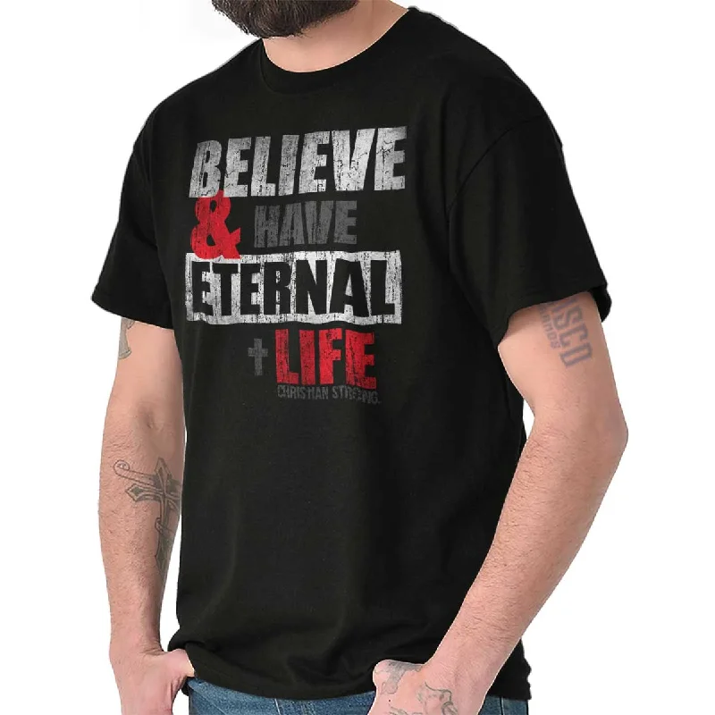 Men's Denim Shirts for a Rugged LookHave Eternal Life T Shirt