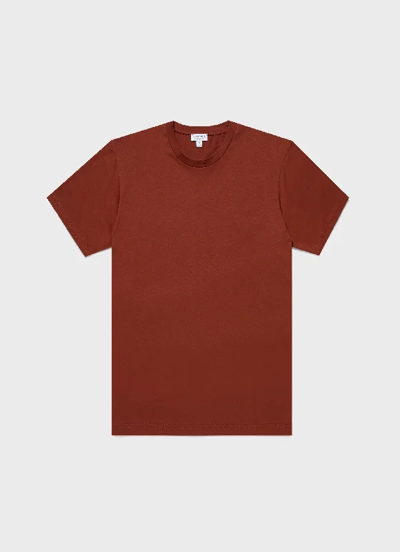 Men's Shirts with Barrel CuffsMen's Riviera Midweight T-shirt in Dark Clay