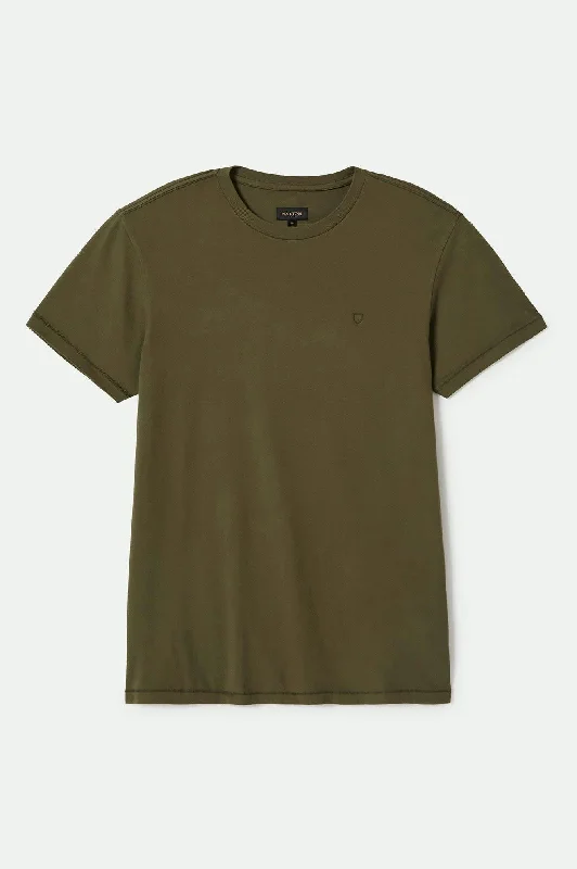 Striped Men's TopsVintage Reserve S/S T-Shirt - Ivy Green Sol Wash