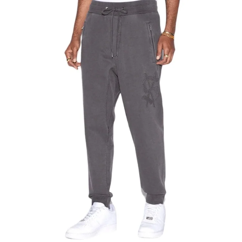 Men's Pants with SuspendersKsubi Reverso Restore Trak Sweatpants (Faded Black) MPS24PA004