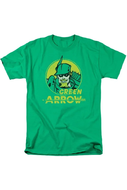 Men's Shirts with Belt LoopsDC Comics Archer Circle Short Sleeve Adult Tee / T-Shirt Men's Shirts with Belt LoopsDC Comics Archer Circle Short Sleeve Adult Tee / T-Shirt