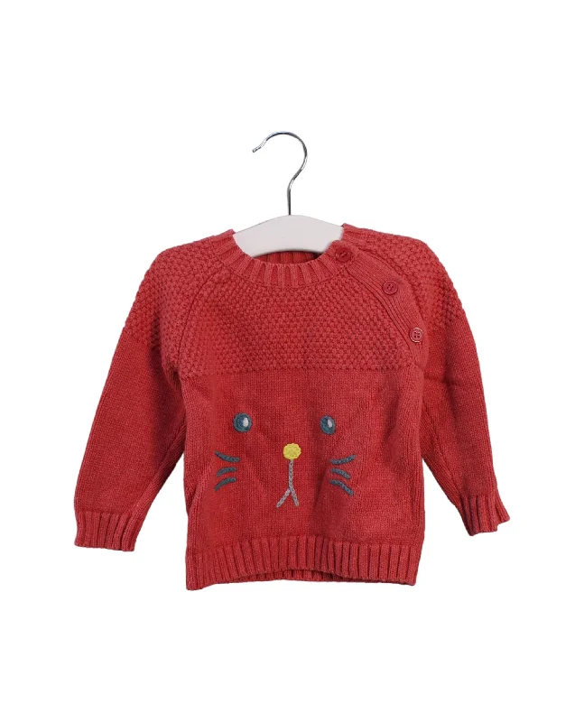 Men's Sweaters with Flat-Front DesignsCIGOGNE Bébé Knit Sweater 12-18M