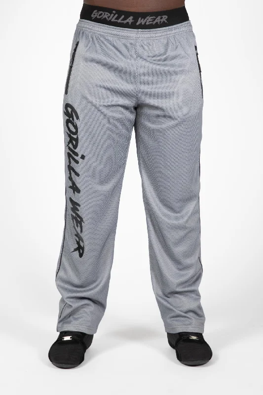 Men's Pants with Hidden ButtonsMercury Mesh Pants - Gray/Black