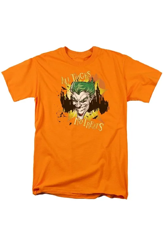 Stylish Men's HenleysBatman All Tricks No Treats Short Sleeve Adult Tee / T-Shirt