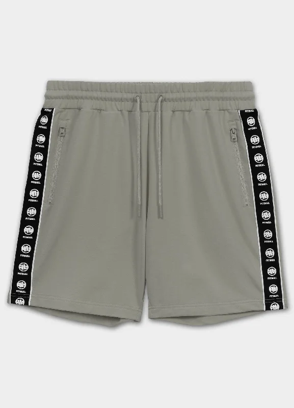 Men's Zippered Pants for SecurityMen's sweat shorts TAPE NUGGET - Dusty Salvia