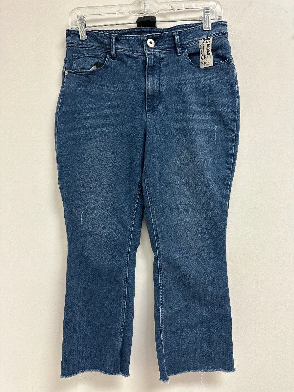 Jeans for Men with a Big BellyJeans Flared By J. Jill In Blue Denim, Size: 8p