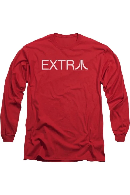 Men's Shirts with Hidden ButtonsAtari Extra Long Sleeve Adult Tee / T-Shirt