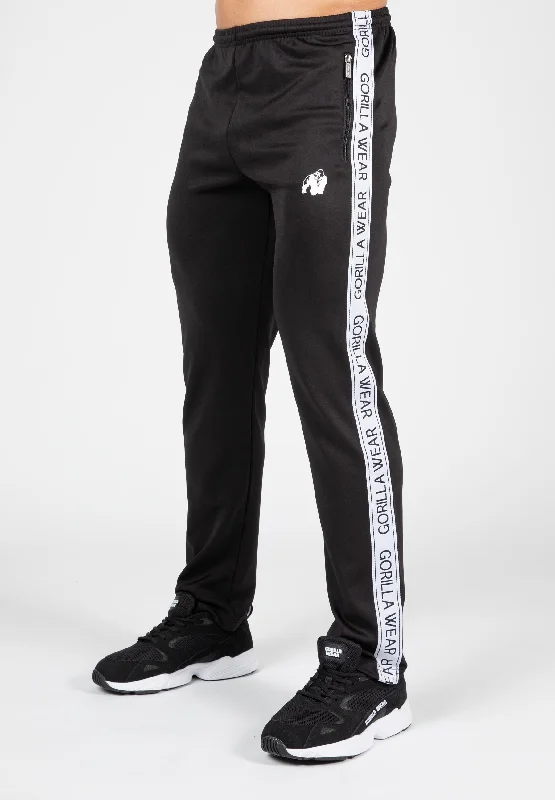 Men's Drawstring Pants for AdjustabilityDelaware Track Pants -Black