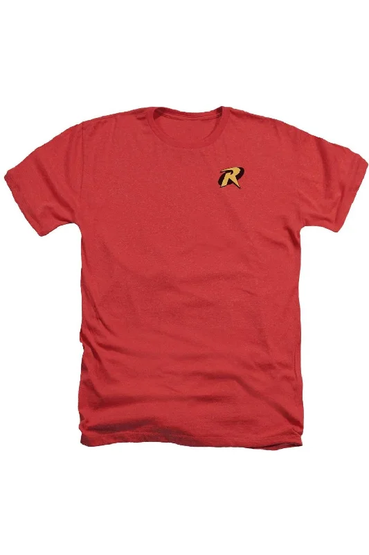 Layered Men's VestsBatman Robin Logo Adult Heather Tee / T-Shirt