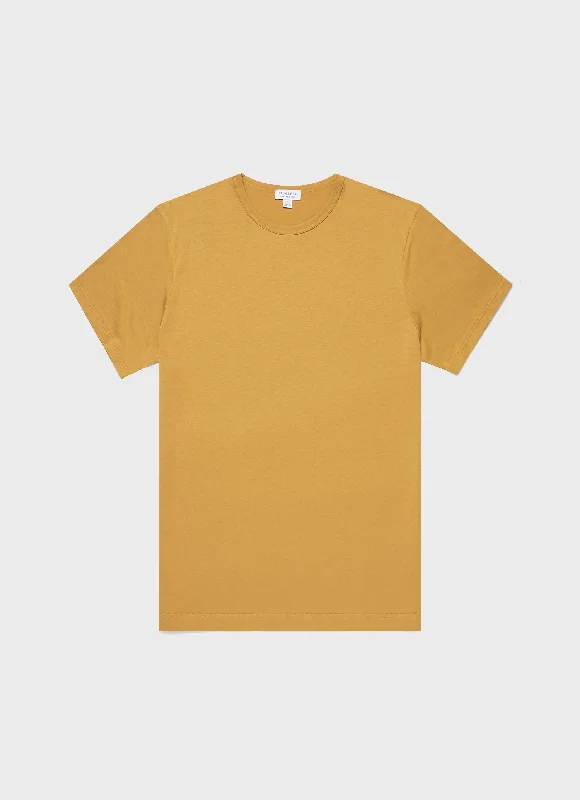 Men's Shirts with Adjustable CuffsMen's Classic T-shirt in Mustard