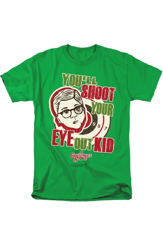 Men's Dressy Shirts for Formal EventsA Christmas Story Youll Shoot Your Eye Out Short Sleeve Adult Tee / T-Shirt Men's Dressy Shirts for Formal EventsA Christmas Story Youll Shoot Your Eye Out Short Sleeve Adult Tee / T-Shirt