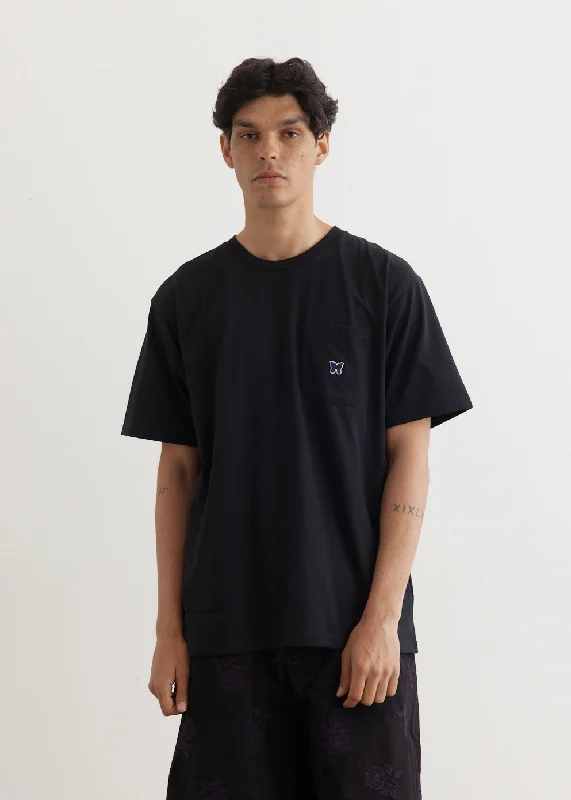 Men's Shirts with Ruffled HemlinesShort Sleeve Crew Neck T-Shirt
