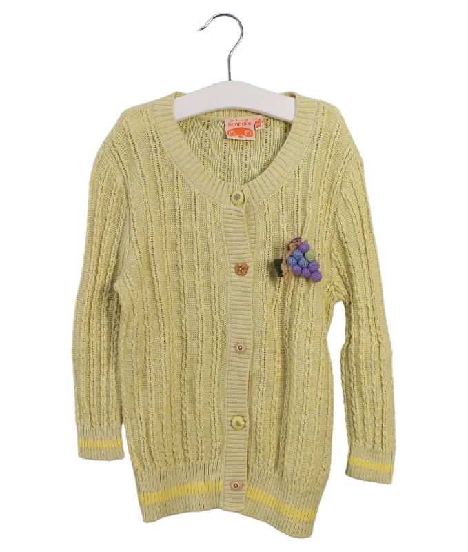 Men's Sweaters with Contrast TrimAs Know As Ponpoko Cardigan 2T - 3T