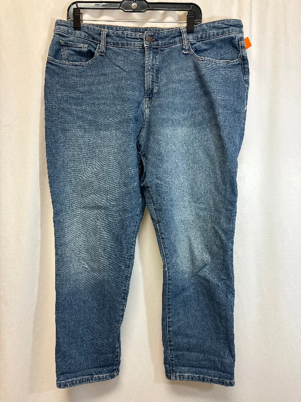 Durable Workwear Men's JeansJeans Boyfriend By Ana In Blue Denim, Size: 16