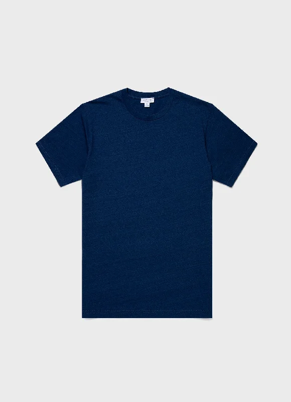 Elegant Men's Dress ShirtsMen's Riviera Midweight T-shirt in Real Indigo