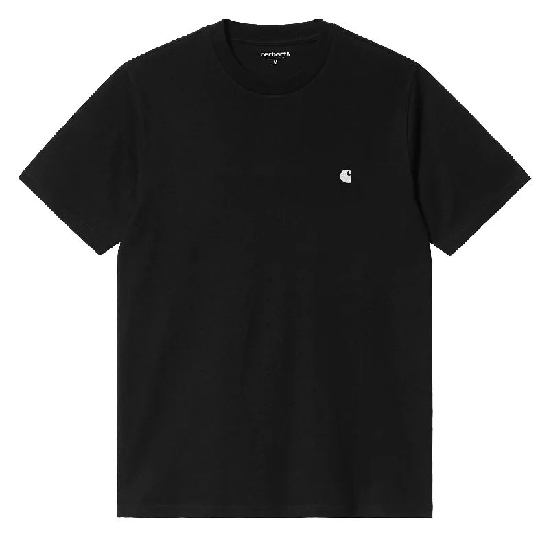 Men's Shirts with Patchwork SleevesCarhartt WIP S/S Madison T-Shirt Black / White