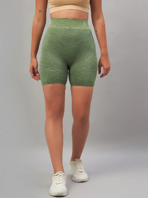Classic Men's JeansSeamless skinny Fit Sports Shorts Green