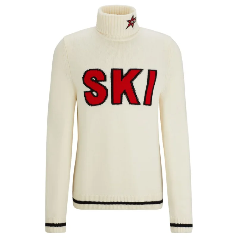 Men's Sweaters with Straight-Cut ShapesBOSS x Perfect Moment virgin-wool sweater with 'Ski' intarsia Men's Sweaters with Straight-Cut ShapesBOSS x Perfect Moment virgin-wool sweater with 'Ski' intarsia