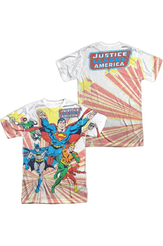 Men's Dressy Shirts for Formal EventsDC Comics Coming At You (Front/Back Print) Short Sleeve Adult Poly Crew Tee / T-Shirt Men's Dressy Shirts for Formal EventsDC Comics Coming At You (Front/Back Print) Short Sleeve Adult Poly Crew Tee / T-Shirt