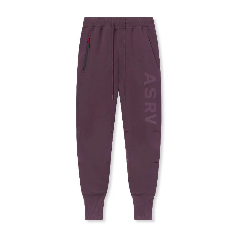 Men's Corduroy Pants for Fall0915. Tech-Terry™ High Rib Jogger - Deep Purple "ASRV"