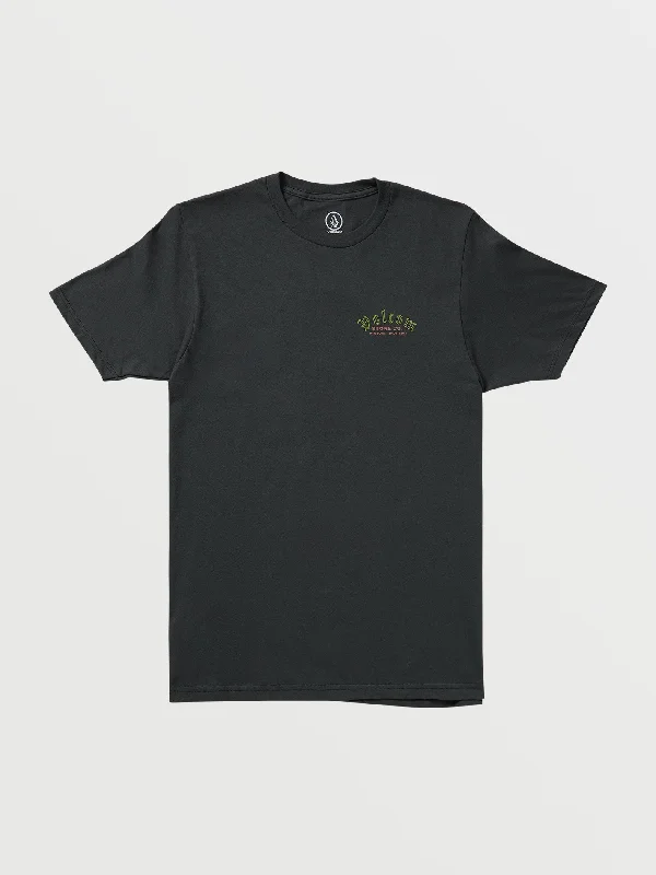 Men's Shirts with Appliqué DetailsWinsome Short Sleeve T-Shirt - Vintage Black