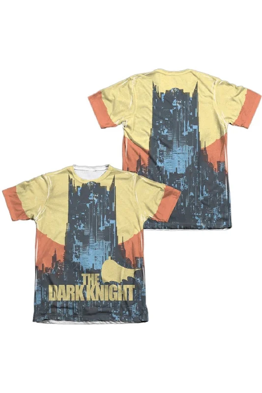 Men's Short-Sleeved ShirtsBatman Bat Building (Front/Back Print) Adult Poly/Cotton Short Sleeve Tee / T-Shirt Men's Short-Sleeved ShirtsBatman Bat Building (Front/Back Print) Adult Poly/Cotton Short Sleeve Tee / T-Shirt