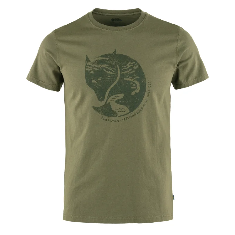Lightweight Men's Linen ShirtsFjallraven Arctic Fox T-Shirt Laurel Green