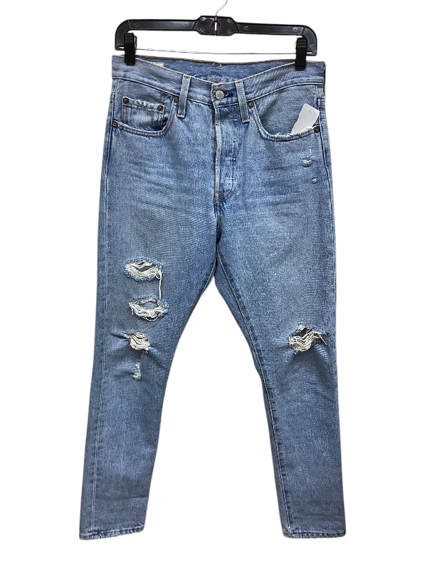 Cool Men's JeansJeans Skinny By Levis In Blue Denim, Size: 2
