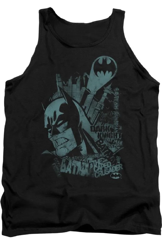 Durable Men's Work ShirtsBatman Gritted Teeth Adult Tank Top
