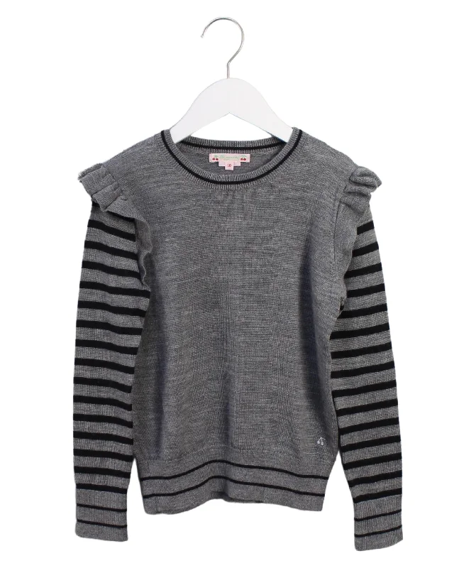 Men's Sweaters with Button-Up CollarsBonpoint Knit Sweater 10Y