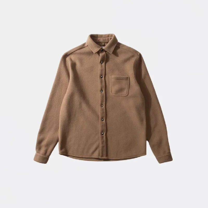 Men's Floral Print Shirts for Spring and SummerSnow Shirt (Brown)