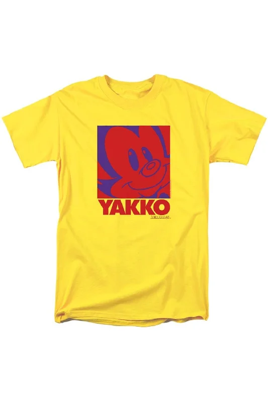 Men's Shirts with Button-Down PocketsAnimaniacs Pop Yakko Short Sleeve Adult Tee / T-Shirt Men's Shirts with Button-Down PocketsAnimaniacs Pop Yakko Short Sleeve Adult Tee / T-Shirt