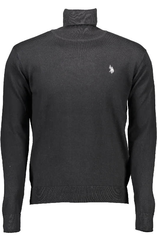 Comfortable Men's Cotton SweatersU.S. POLO ASSN. Elegant High Collar Cotton Cashmere Men's Sweater Comfortable Men's Cotton SweatersU.S. POLO ASSN. Elegant High Collar Cotton Cashmere Men's Sweater